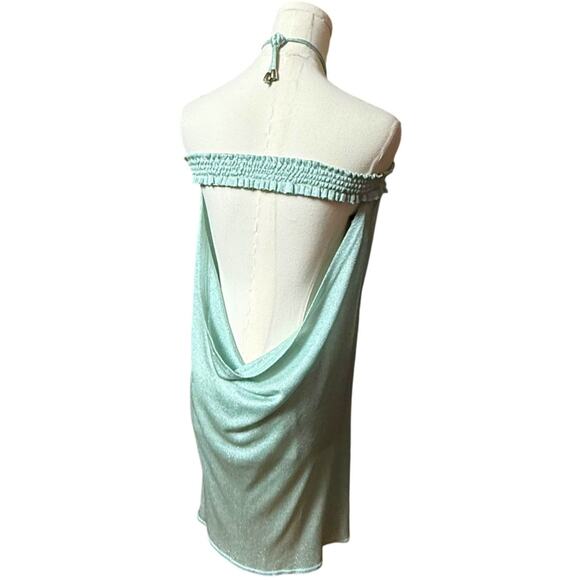 Vanita Rosa Atelier Paris St Barth Jersey Mini Dress Size Small Open Back - Picture 6 of 11